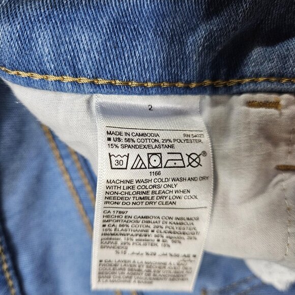 Old Navy Rockstar Jeans Womens 2 Light Wash High Rise Super Skinny Stretch Denim - Picture 5 of 10